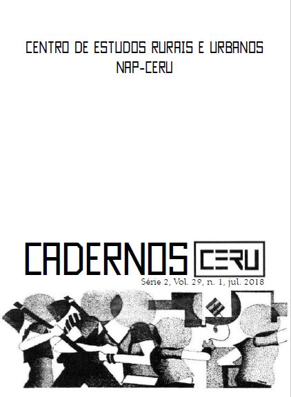 Cadernos CERU v. 29.1 jul. de 2018