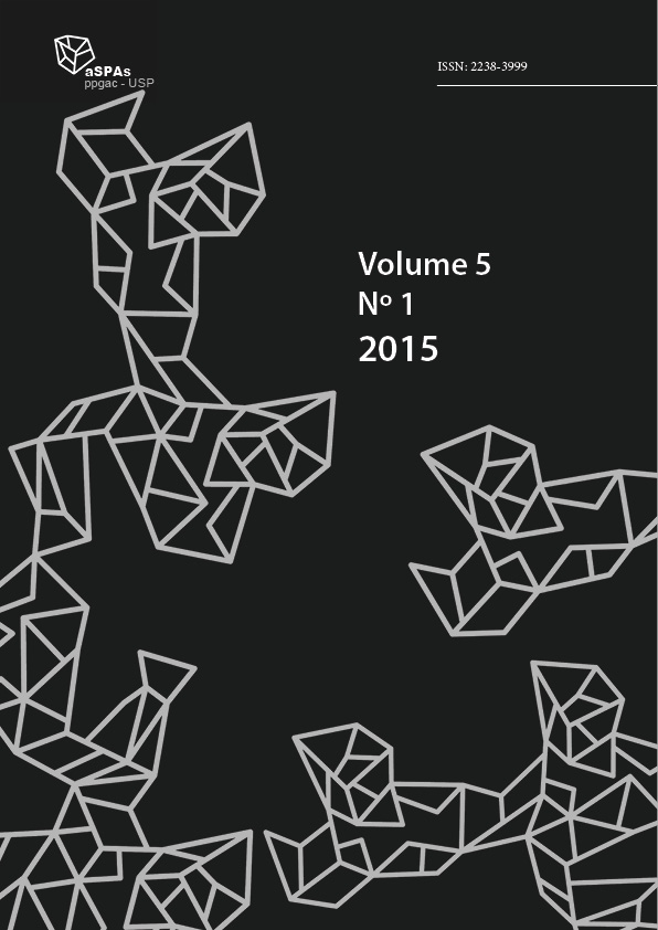					View Vol. 5 No. 1 (2015): Improviso e processos de criação: entre a prática e a teoria das artes cênicas
				