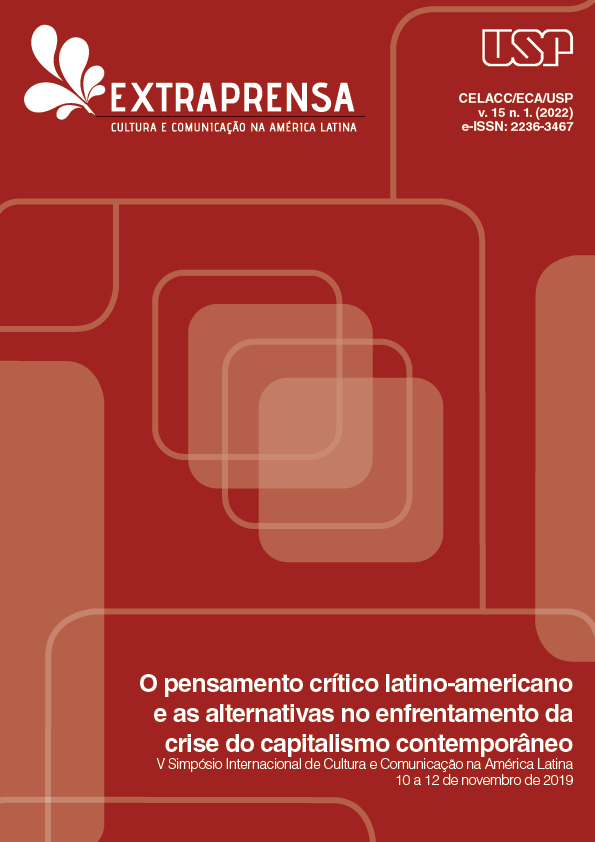 					View Vol. 15 No. Especial (2022): Latin American critical thinking and alternatives in dealing with the crisis of contemporary capitalism
				