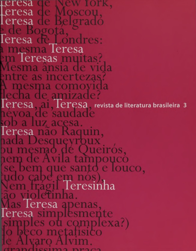 					Visualizar n. 3 (2002): Teresa n. 3
				