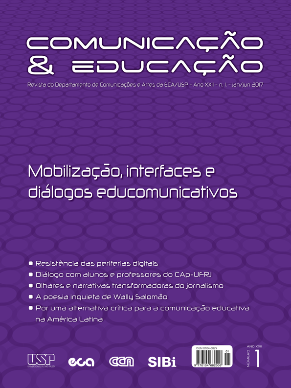 					Visualizar v. 22 n. 1 (2017): Mobilização, interfaces e diálogos educomunicativos
				