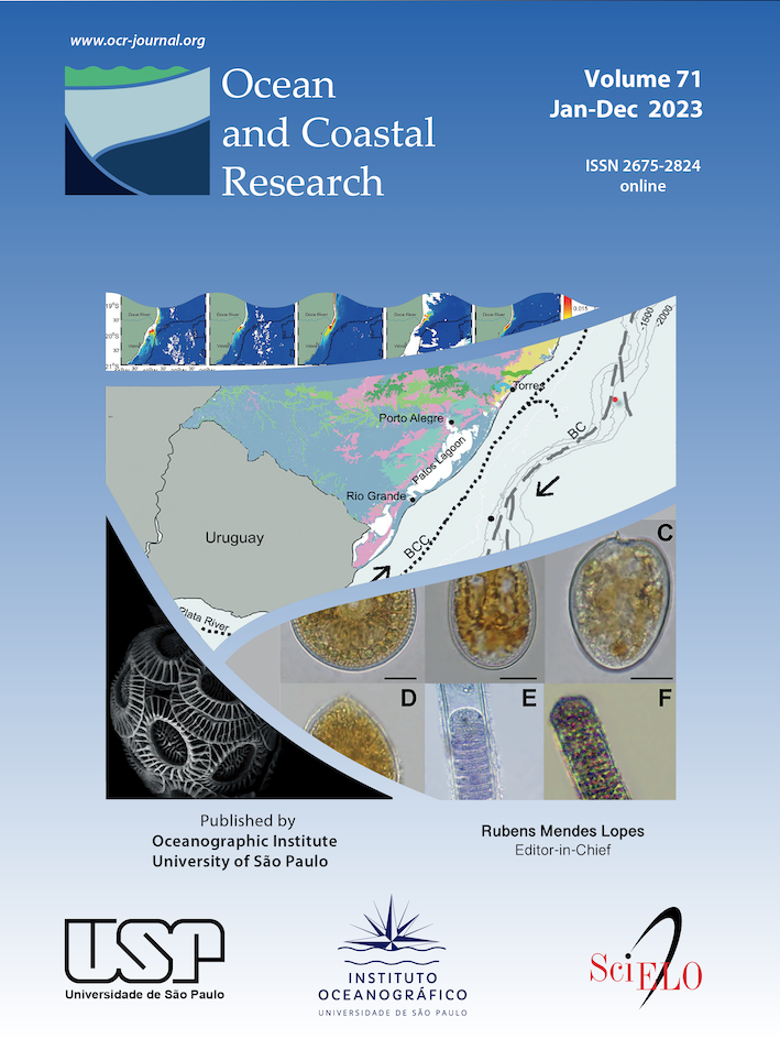 					View Vol. 71 (2023): Ocean and Coastal Research (regular volume)
				
