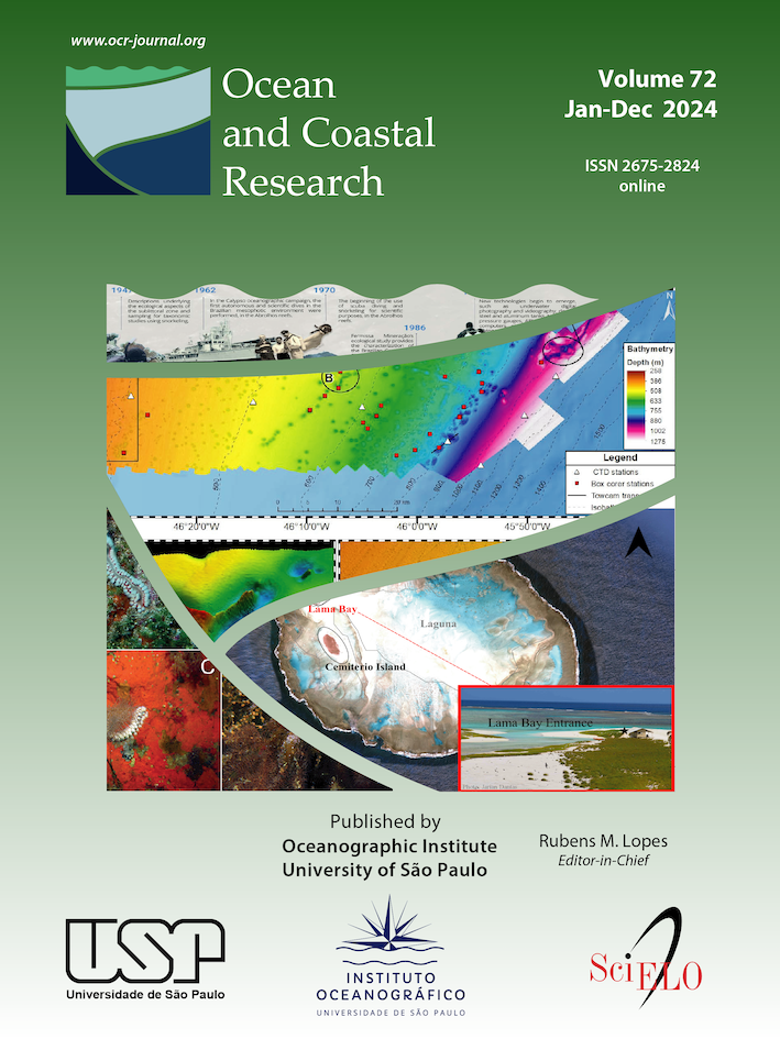 					View Vol. 72 (2024):  Ocean and Coastal Research (regular volume)
				