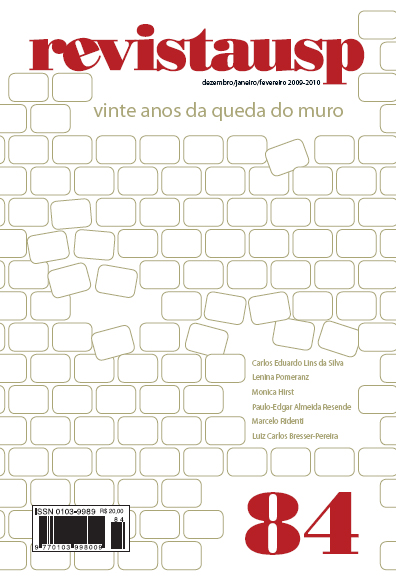 					Visualizar n. 84 (2010): VINTE ANOS DA QUEDA DO MURO
				