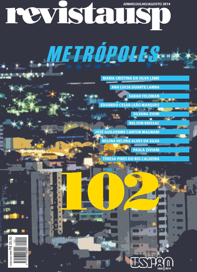 					Visualizar n. 102 (2014): METRÓPOLES
				
