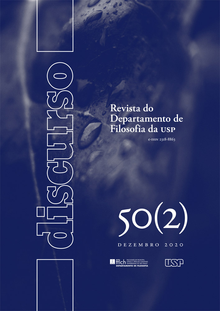					Visualizar v. 50 n. 2 (2020): Ceticismo, Filosofia e História da Filosofia: Homenagem a Oswaldo Porchat
				