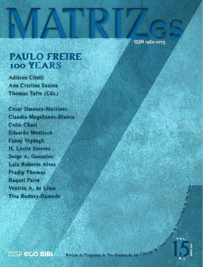 					View Vol. 15 No. 3 (2021): Paulo Freire, 100 years
				