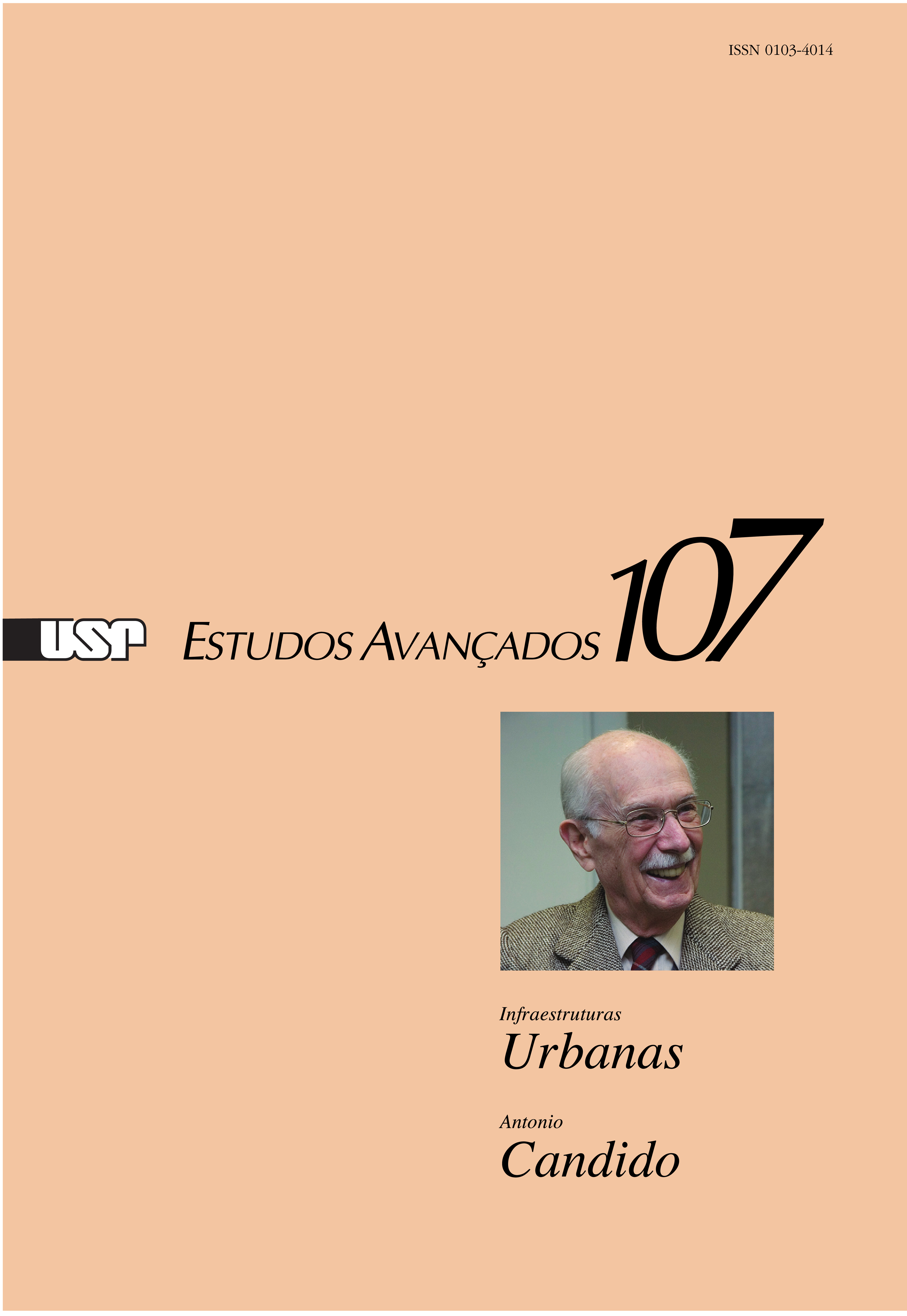 					Visualizar v. 37 n. 107 (2023): Infraestruturas urbanas - Antonio Candido
				