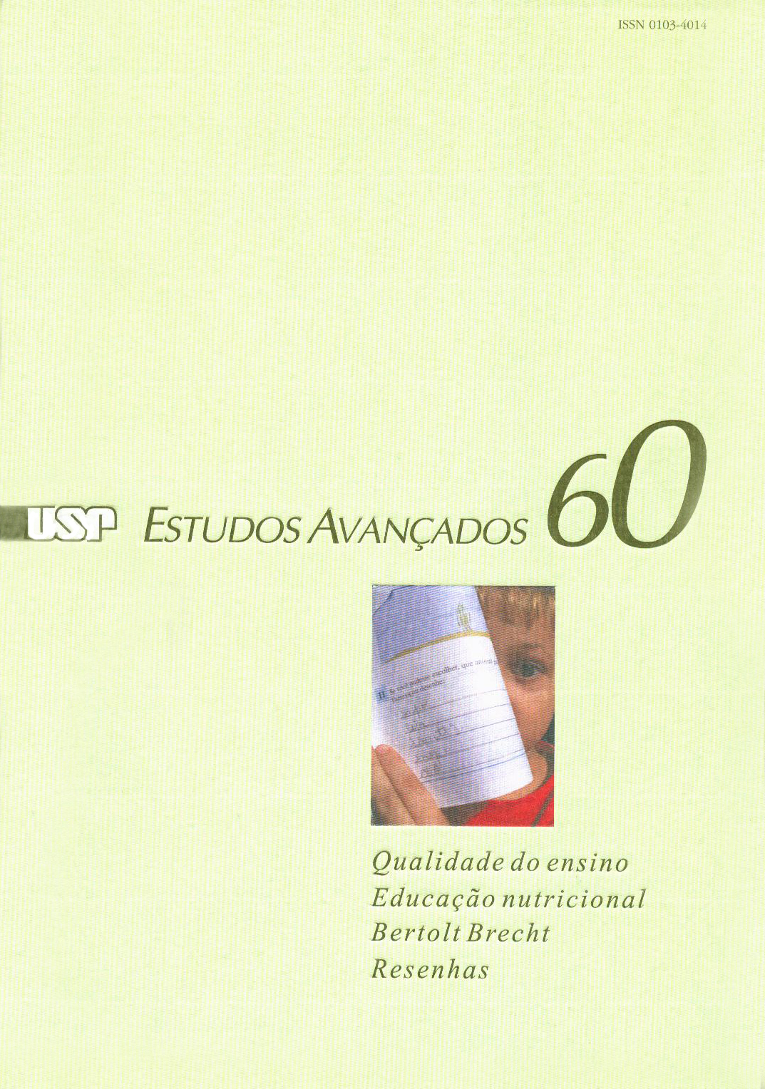 					Visualizar v. 21 n. 60 (2007)
				